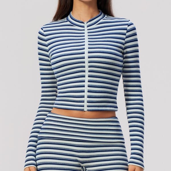 Striped sports jacket