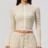Striped sports jacket