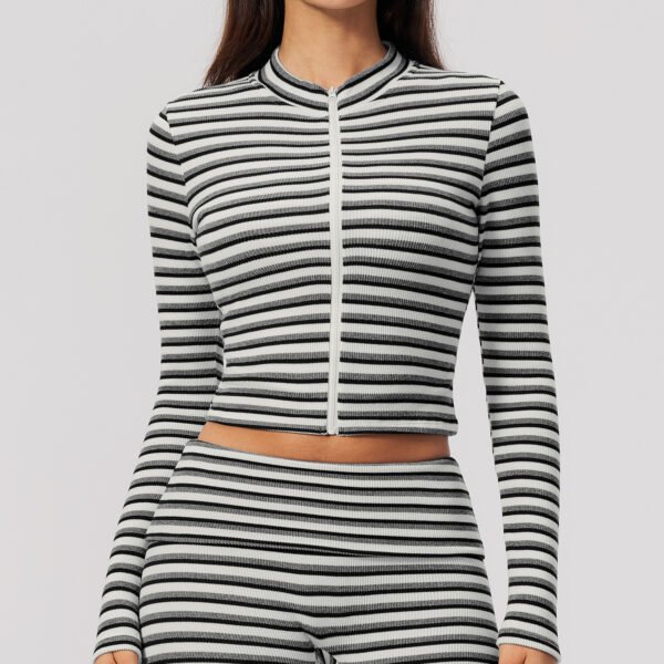 Striped sports jacket