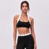 Halter-neck lace top
