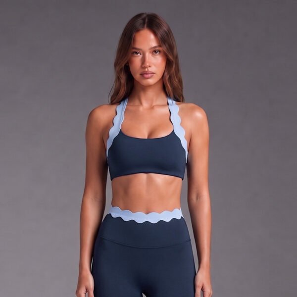 Halter-neck lace top