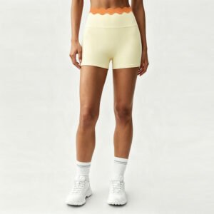 Double-layer lace shorts