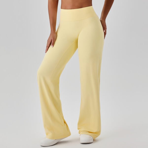 Naked-Feel Wide-Leg Fitness Pants