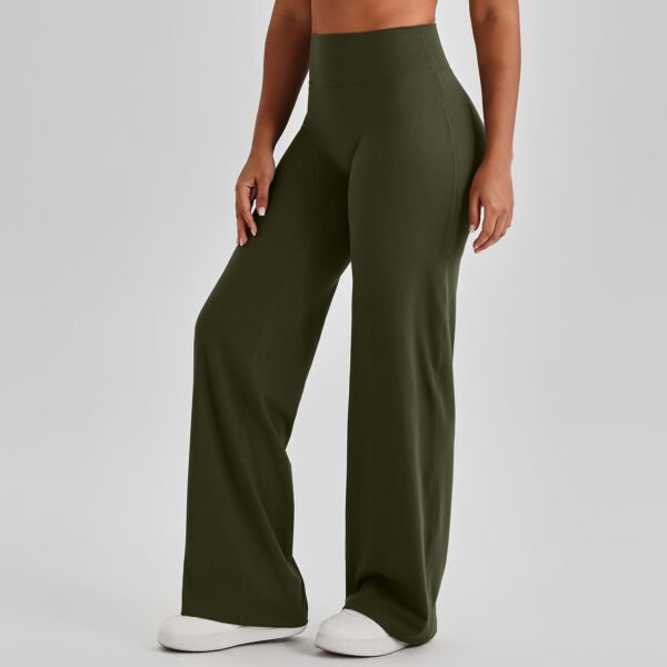 Naked-Feel Wide-Leg Fitness Pants