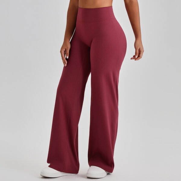 Naked-Feel Wide-Leg Fitness Pants