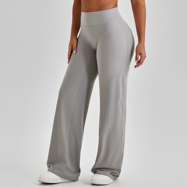 Naked-Feel Wide-Leg Fitness Pants