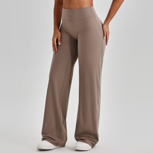 Naked-Feel Wide-Leg Fitness Pants