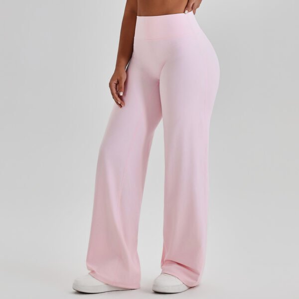 Naked-Feel Wide-Leg Fitness Pants