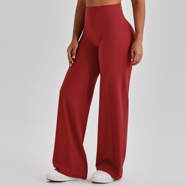 Naked-Feel Wide-Leg Fitness Pants