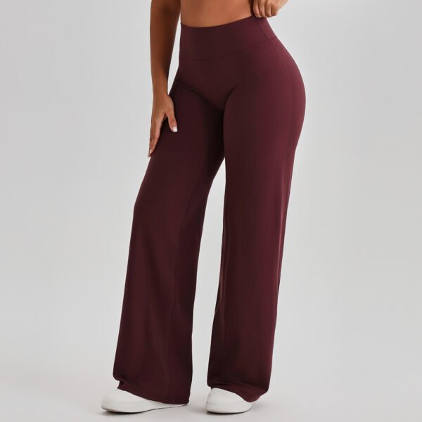 Naked-Feel Wide-Leg Fitness Pants