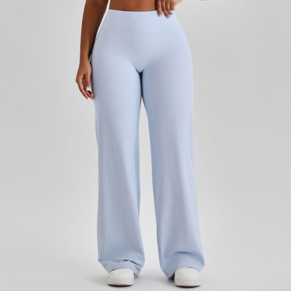 Naked-Feel Wide-Leg Fitness Pants