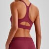 Form-fitting yoga tank top