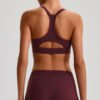 Form-fitting yoga tank top