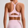 Form-fitting yoga tank top