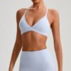 Spaghetti-strap sports bra
