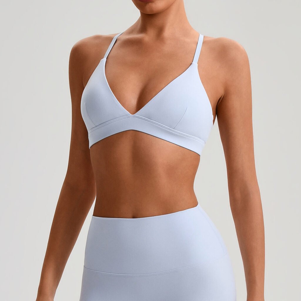 Spaghetti-strap sports bra