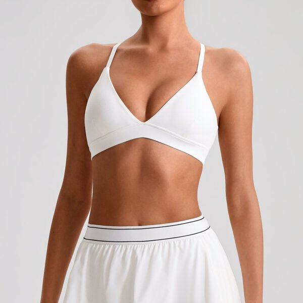 Spaghetti-strap sports bra