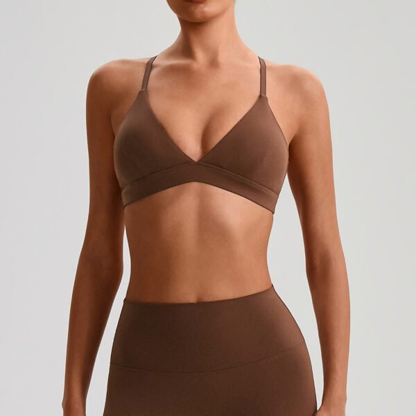Spaghetti-strap sports bra