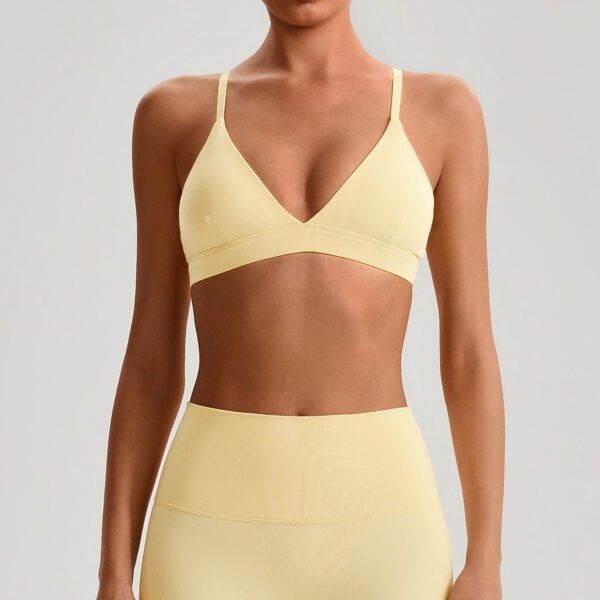 Spaghetti-strap sports bra