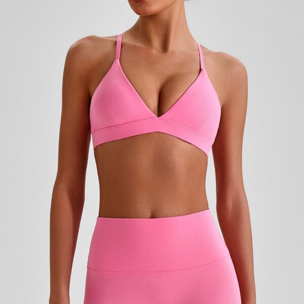 Spaghetti-strap sports bra