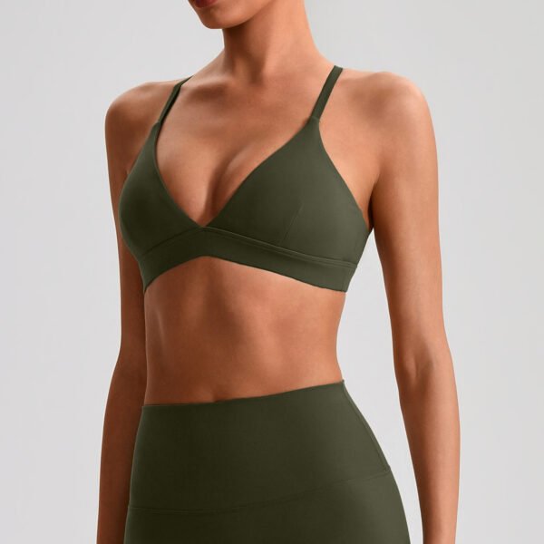 Spaghetti-strap sports bra