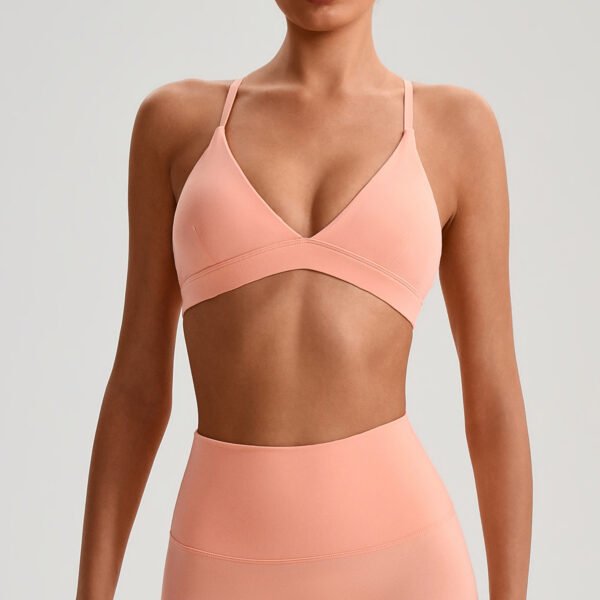 Spaghetti-strap sports bra
