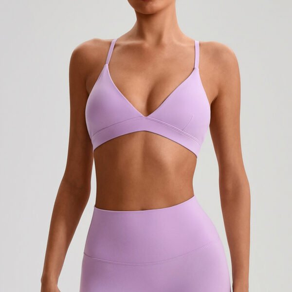 Spaghetti-strap sports bra