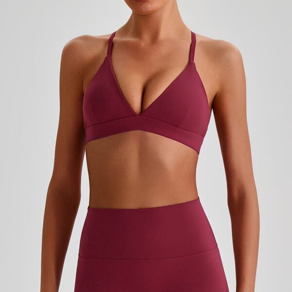 Spaghetti-strap sports bra