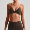 Spaghetti-strap sports bra