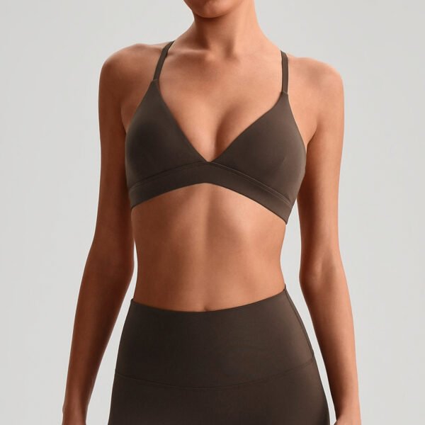 Spaghetti-strap sports bra