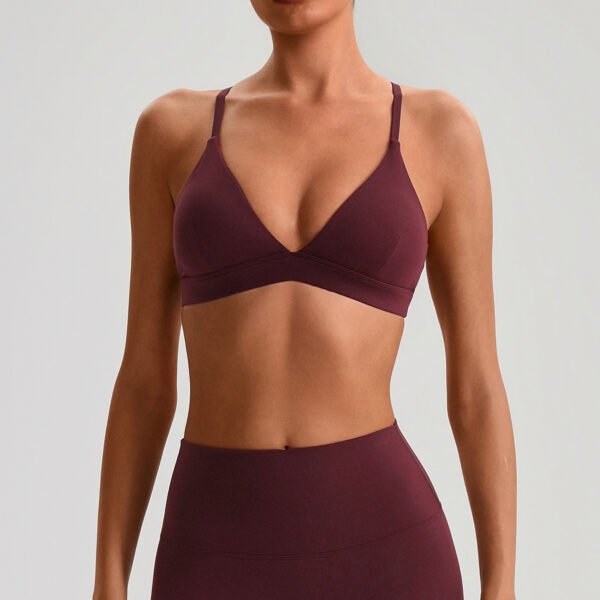 Spaghetti-strap sports bra