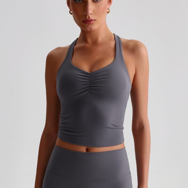 Brushed quick-dry sports bra