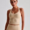 Brushed quick-dry sports bra