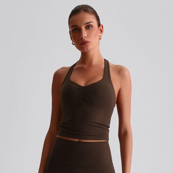 Brushed quick-dry sports bra