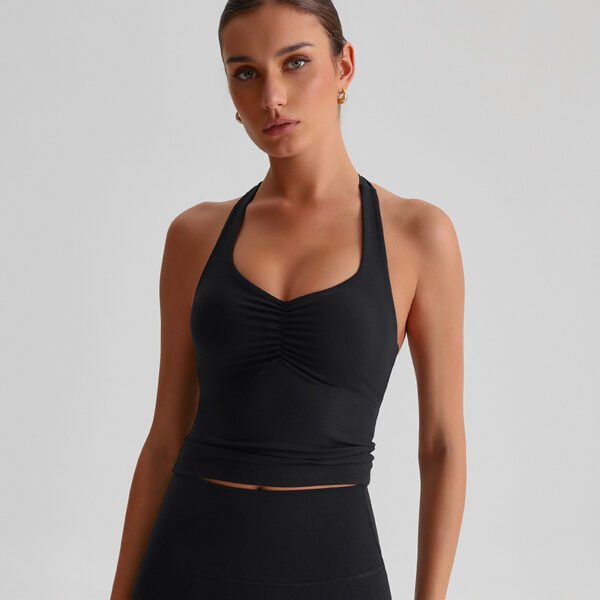 Brushed quick-dry sports bra