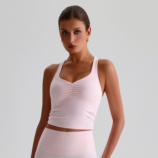 Brushed quick-dry sports bra
