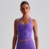 Brushed quick-dry sports bra