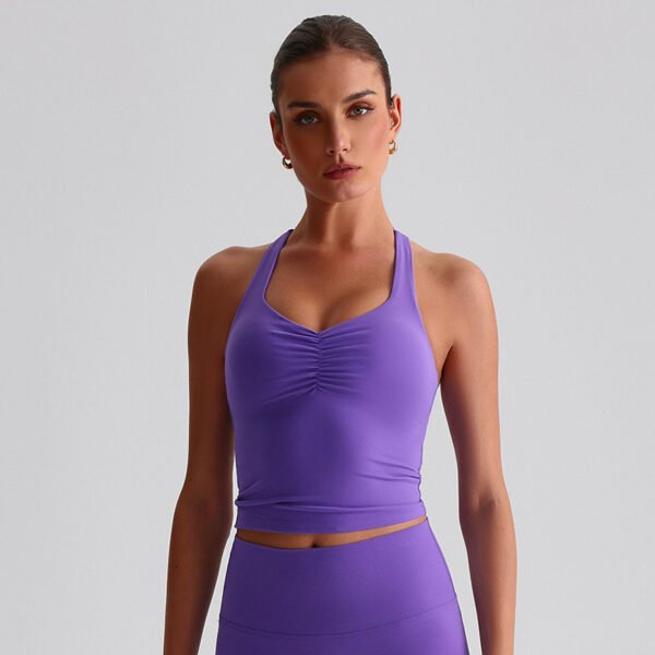 Brushed quick-dry sports bra