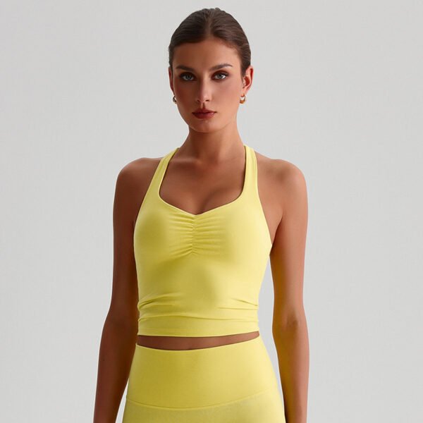 Brushed quick-dry sports bra