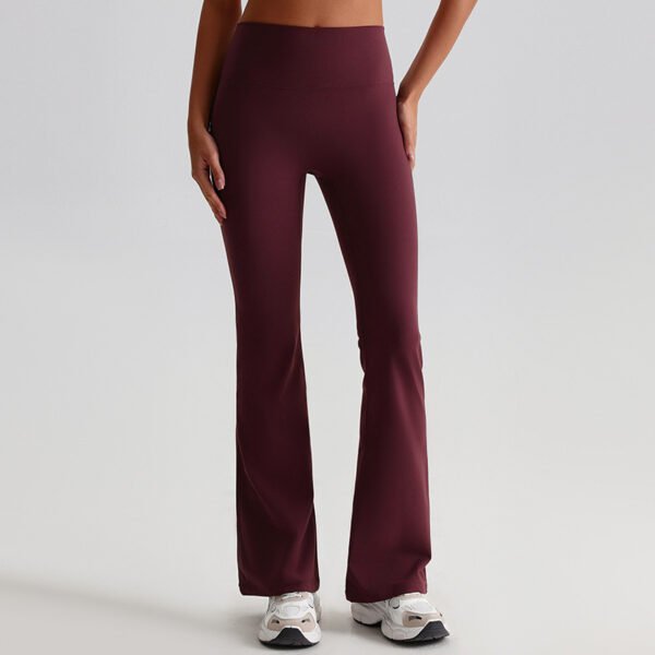Bare-feel Wide-leg Flared Pants