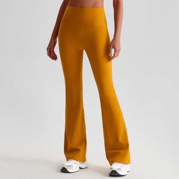 Bare-feel Wide-leg Flared Pants