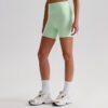 Double-sided brushed shorts