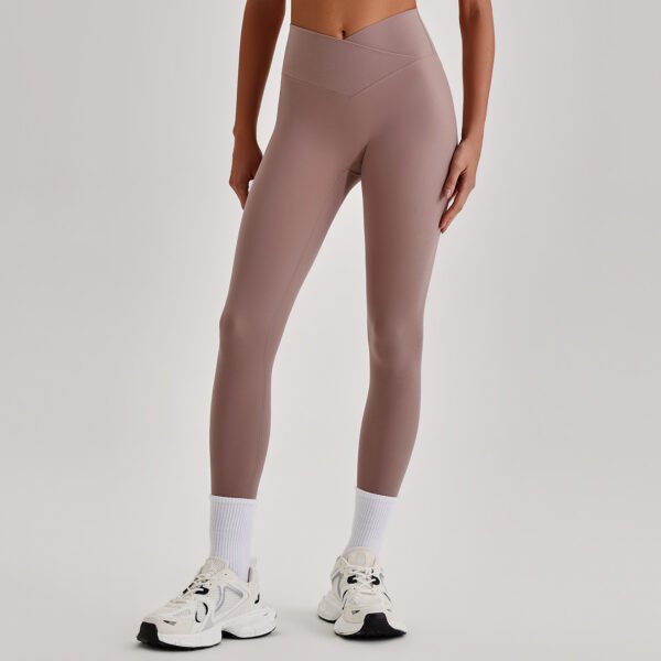 High-Waisted Crossover Leggings