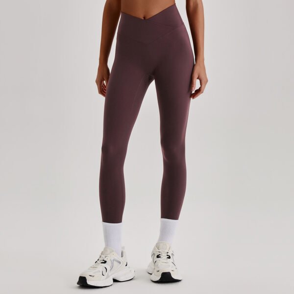 High-Waisted Crossover Leggings