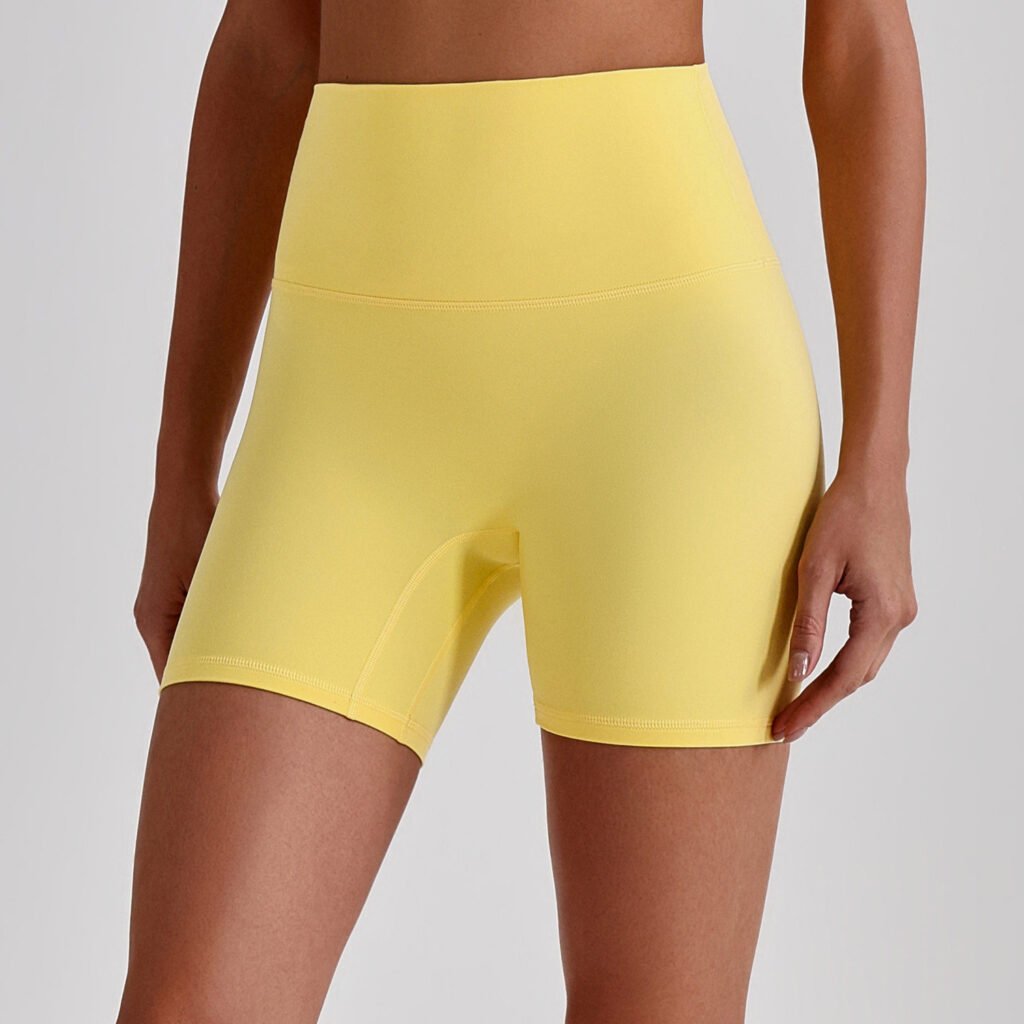Naked-feel yoga shorts