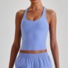 Naked-feel tight-fitting yoga tank top