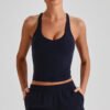 Naked-feel tight-fitting yoga tank top