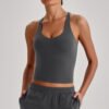 Naked-feel tight-fitting yoga tank top