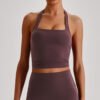 Nude-feel halter bra
