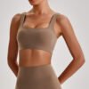 Spaghetti-strap sports bra